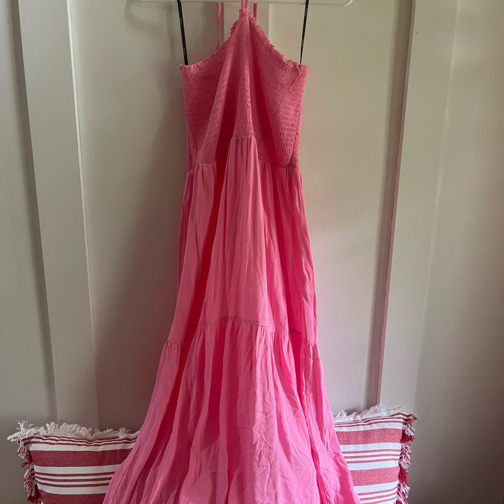 Forever 21 Vibrant Pink Maxi Dress